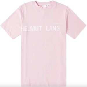 Helmut Lang 100% Cotton Pink T-Shirt